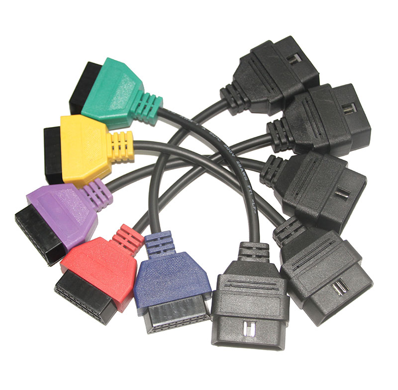 hr-tool ® OBD führen Adapter OBDII Diagnosekabel-Kabel, FiatECUScan Kabel  Adapter für Motor ECU, Airbag, ABS, Servolenkung & können; für Italien  Autos : : Automotive
